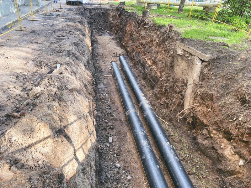 Water Line Digging