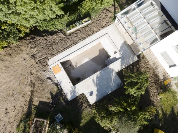 Pool Area Grading in Jacksonville