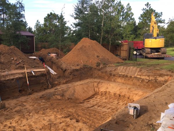 Pool Site Excavation in Jacksonville